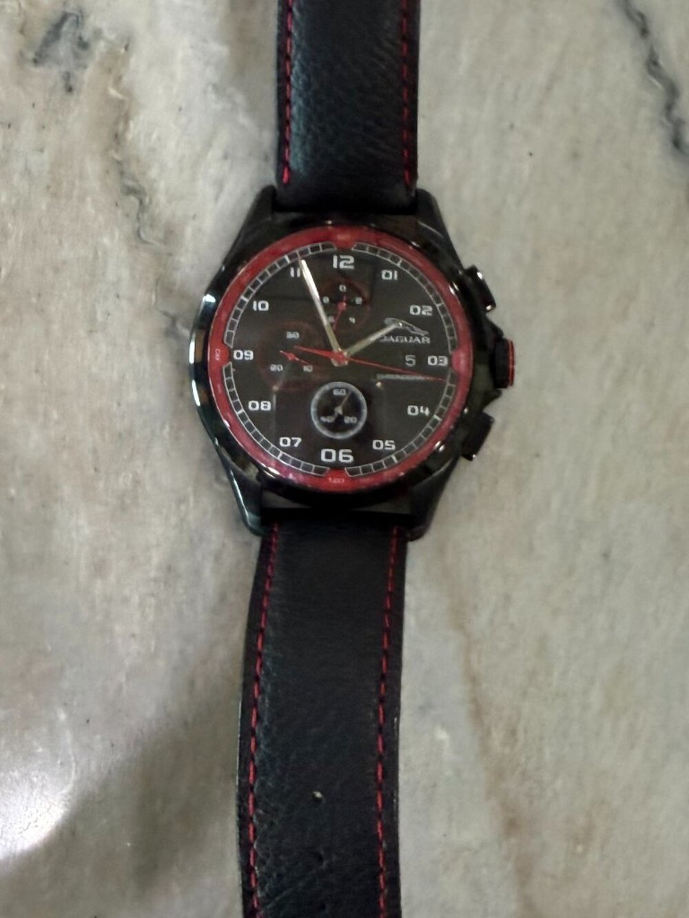 Jaguar Chronograph Men's Watch Black PVD Stainless Steel Sapphire Crystal